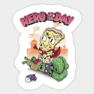 Hero of the Day Sticker